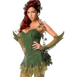 4 Piece Rubie Store “Batman Secret Wishes Poison Ivy Costume” Size Petite/Small